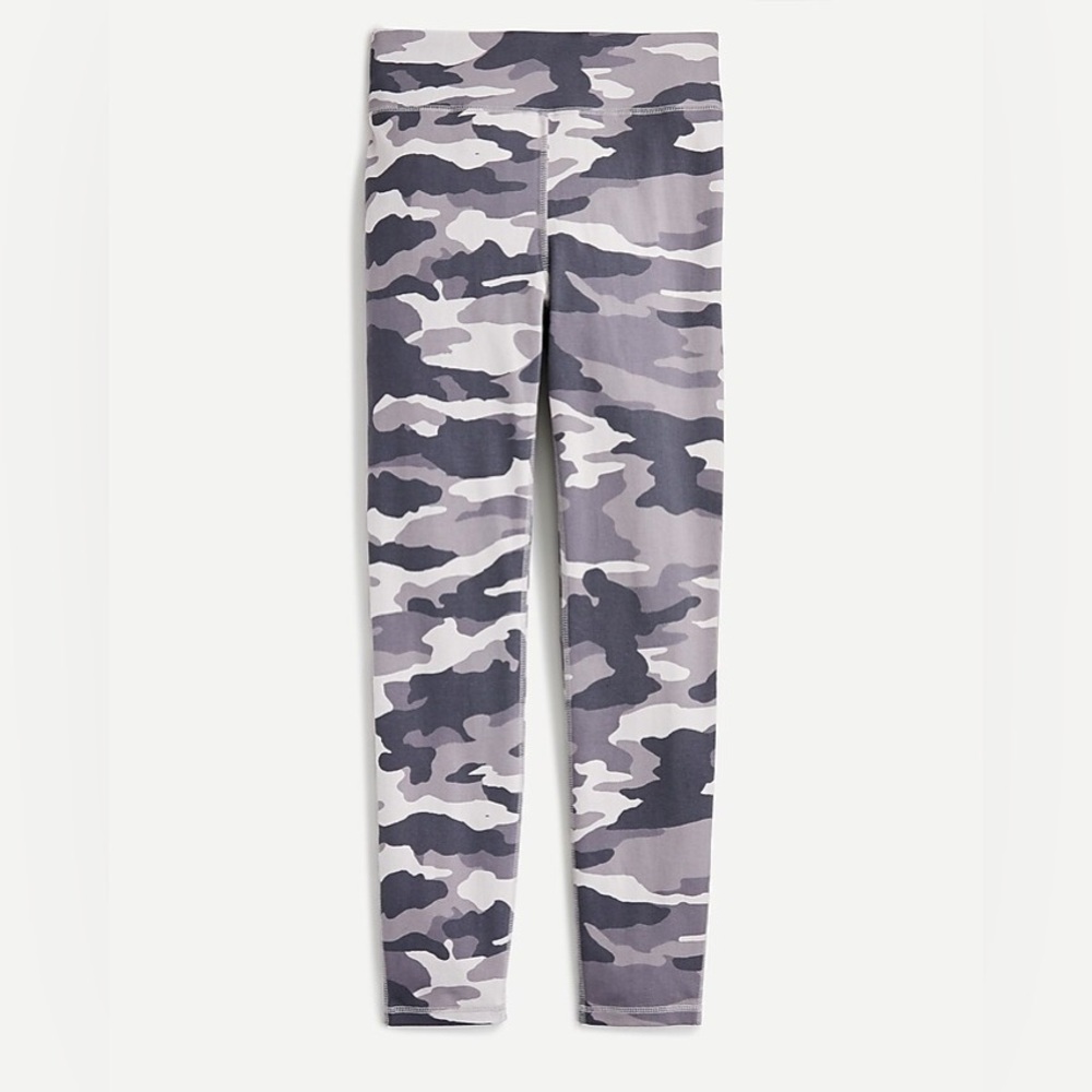 J. Crew 7/8 High Rise Leggings in Grey Camo sz S